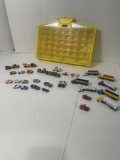 Vintage Galoob Micro Machines Minis 34 car lot Case Military Planes 1900s