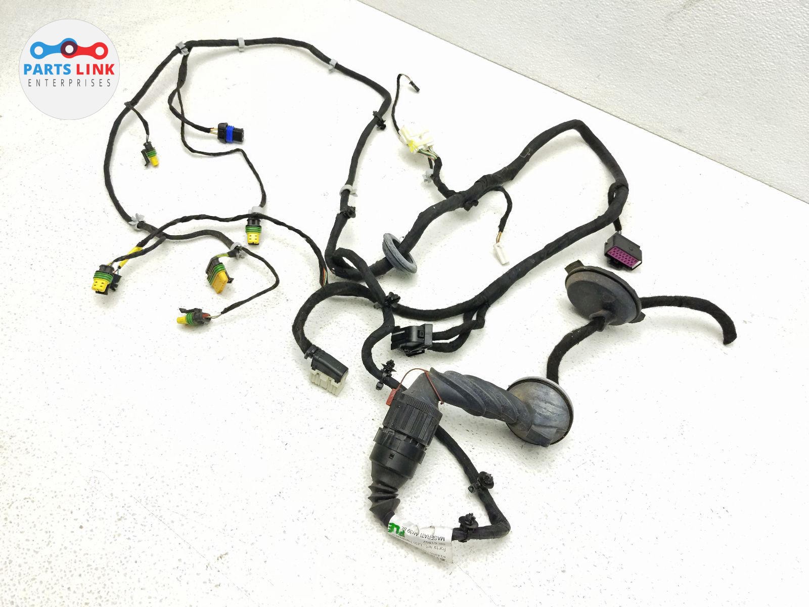 2007-13 MASERATI GRANTURISMO RIGHT DOOR HARNESS WIRING PLUGS LOOM PASSENGER M145
