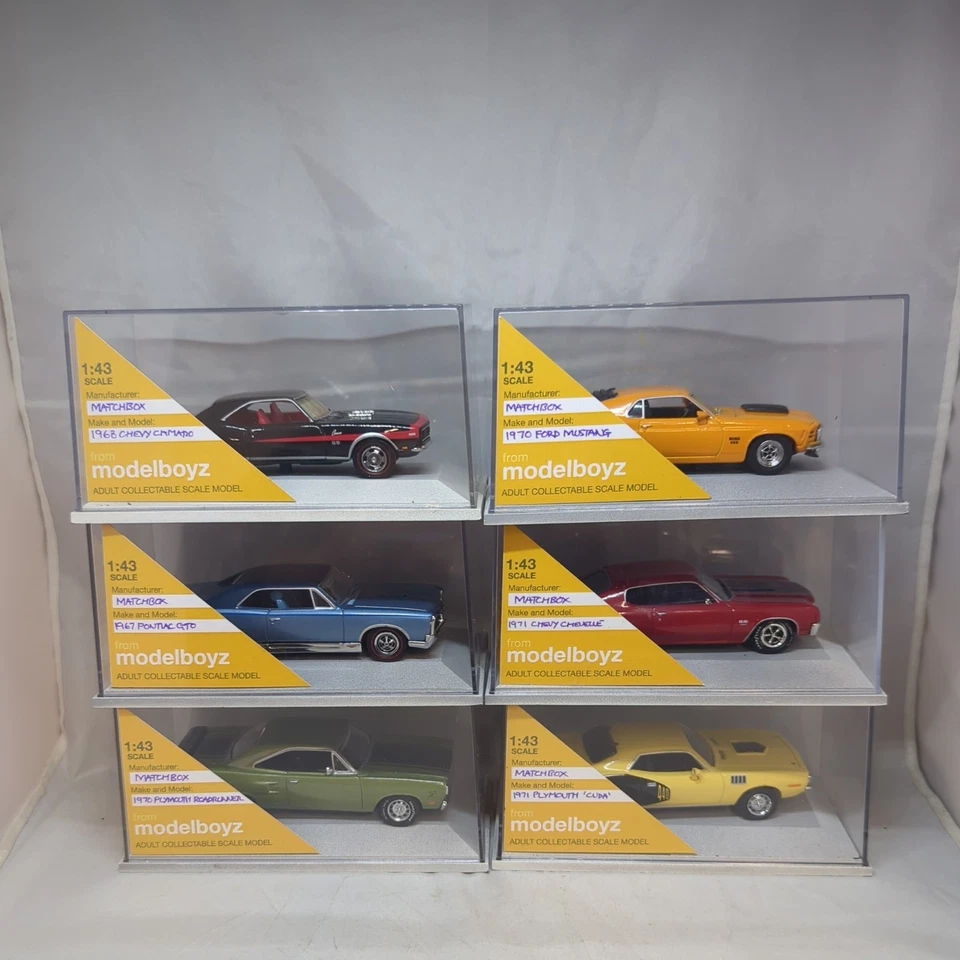 Matchbox Collectibles Muscle cars Series Diecast 1:43 Scale x6 FULLSET " RARE " - Image 4 of 4