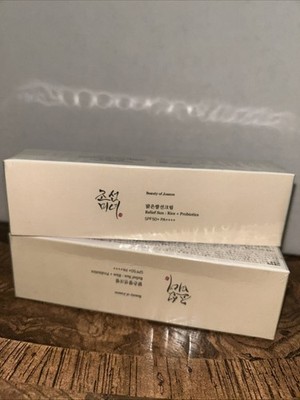 Korean Skin Care Relief Sun Rice+ Probiotics 50ml X 2pcs  SPF50+PA++++Sunscreen