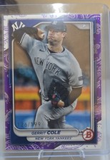 2024 Bowman - Gerrit Cole #60 Purple Pattern 126/199