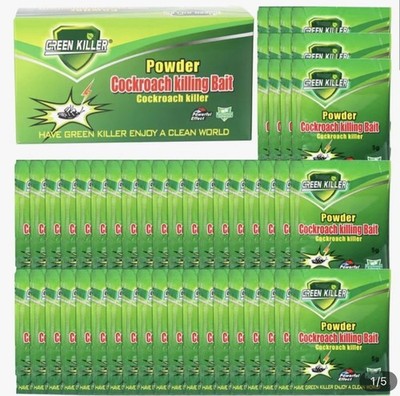 Cockroach killing Bait powder poison kills insects Ants bugs  10 pcs 
