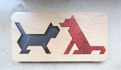 Holzpuzzle Tangram Puzzle Logikspiel Spiel Logik Logikpuzzle