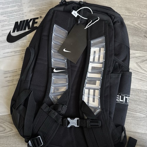 Nike Elite Pro School Backpack Large Bag New with Tags Black Waterproof