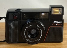 Nikon One Touch L35AF Point and Shoot 35mm Film Camera - For Parts Repair - READ
