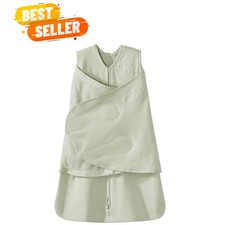 Sage 100 Cotton Sleepsack Swaddle - Safe Adjustable Blanket for Newborns