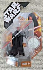 Star Wars Saga Legends Darth Maul Episode 1 Collector Coin Action Figure 2007