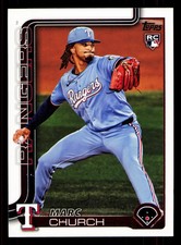 2025 Topps Update #US227 Marc Church RC Texas Rangers Baseball Card