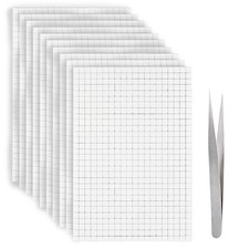 6000 Double-Sided Adhesive Pads, 10 Sheets Foam Dots Adhesive Foam Square Mou...
