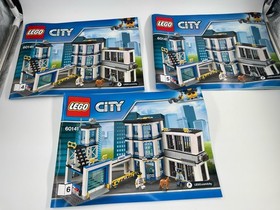 LEGO CITY Police Station 60141 Illustrated Instruction Manual Booklets 1-6 Parts