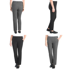 Hilary Radley Women's Pull On Tummy Control Pants