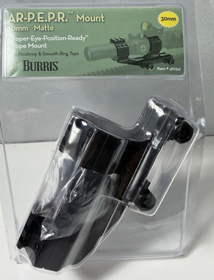 Burris P.E.P.R. 1'' Scope Mount 30mm Item #410341 New In Package