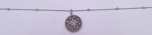 Collar colgante de filigrana de plata esterlina Epiphany Diamonique circonita cúbica - 18 pulgadas - Imagen 3 de 3