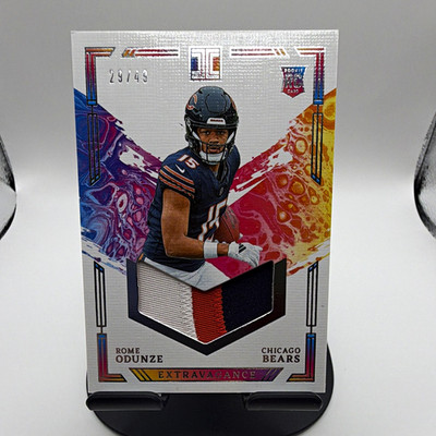 Panini 2024 Impeccable Extravagance Patches Rome Odunze RC MEM EP-ROE /49