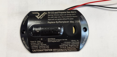 #ad RVSafe RVCOLP 2B Surface Mount Dual CO2 and Propane Gas Alarm for RVs Black $59.99