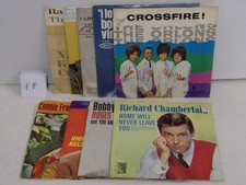 1960's Lot Of 10 - 45 RPM Records With Picture Sleeve