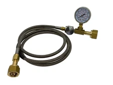 Oxygen Transfill 72" Hose with BLEED CGA540 Aviation Veterinary Medical