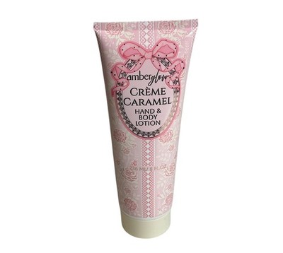 Amber Glow Creme Caramel Hand Body Lotion 8 oz Moisturizing Body Cream