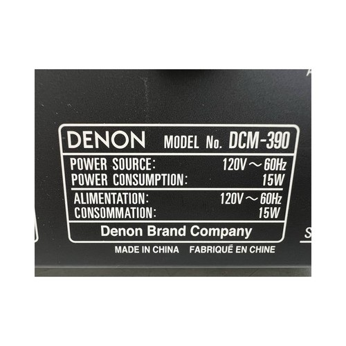 Denon DCM-390 5-Disc Carousel CD Player NO Remote Tested/Working - Picture 10 of 22