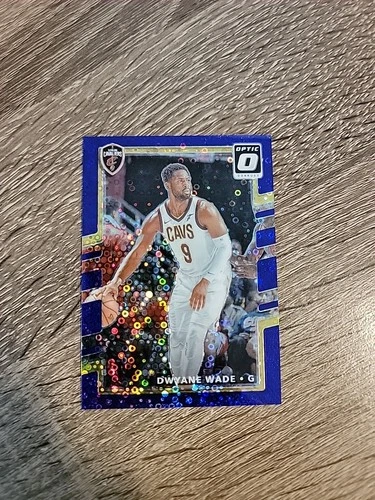 Dwyane Wade 2017-18 Panini Donruss Optic /155 Purple Fast Break Disco Prizm #25