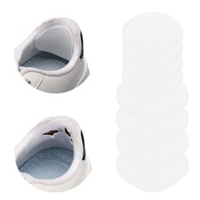 4 Pcs Shoe Heel Repair Patch Self-Adhesive Sneaker Inside Patches, White
