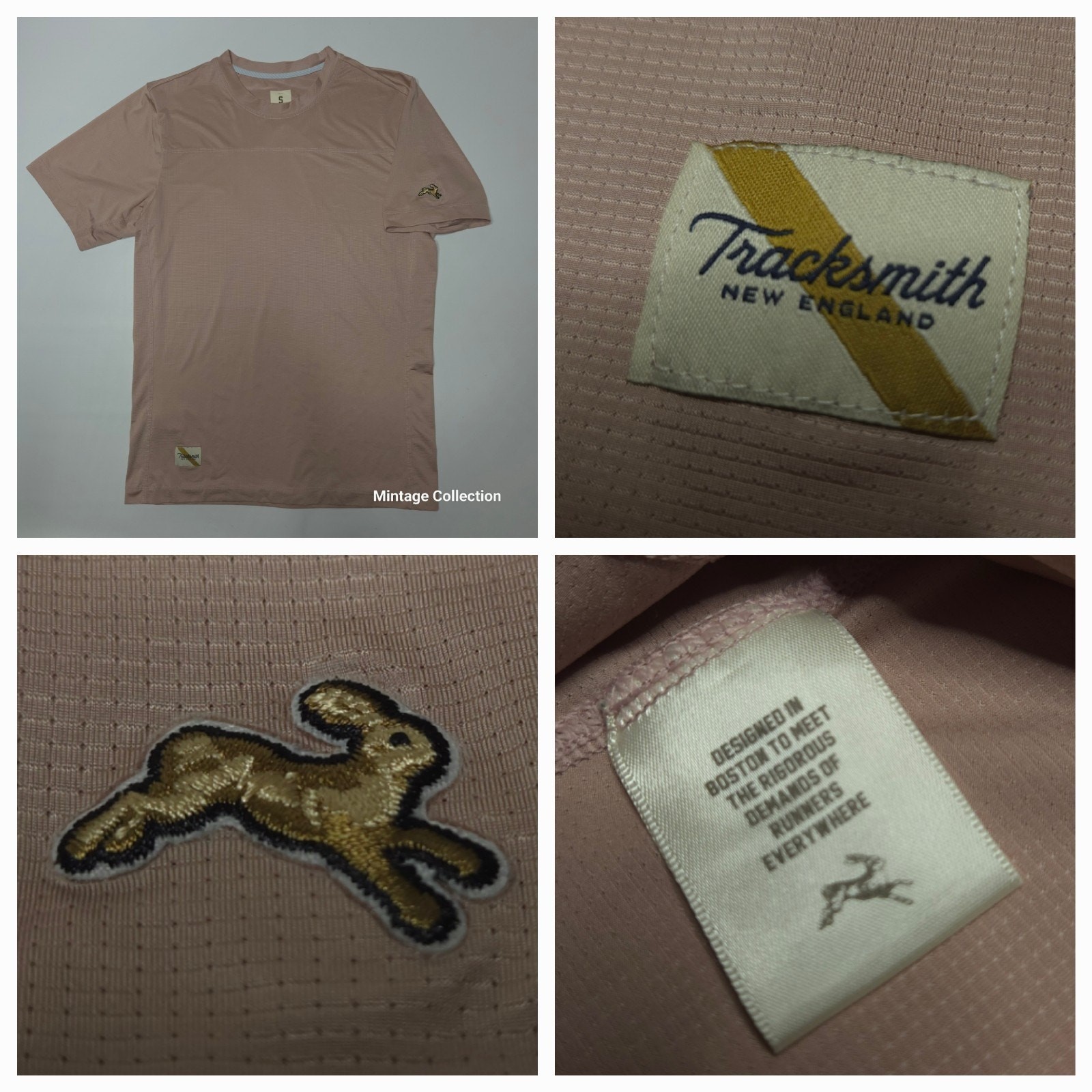 Tracksmith Twilight Running Workout Exercise Tee … - image 1