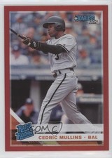 2019 Panini Donruss Rated Rookie Holo Red Cedric Mullins #31 0b0g