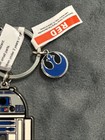 Disney Parks & Lucas Films Droid R2 D2 Enamel Keychain with  Split Ring & Clips  — photo 3