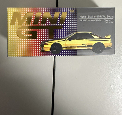 MINI GT Nissan Skyline GT-R Top Secret Gold/Schwarz 1:64 2024 MGT00671-R OVP