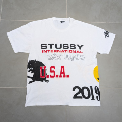 Stussy x Cactus Plant Flea Market USA 2019 Tee White - XL
