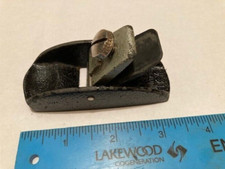 MADE IN USA Miniature Block WOOD Plane 3 1/2" Long - SHARP STRAIGHT BLADE