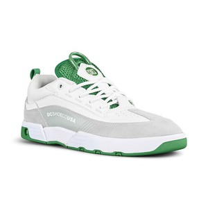 green and white dc shoes