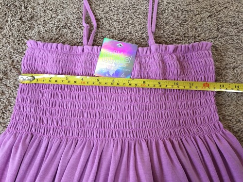 NWT Grip Wmn's Lilac Spaghetti Strap Mini Dress ULTIMATE ACTIVE COLLECTION S, XL - Picture 11 of 12
