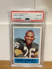 1964 Philadelphia #71 Herb Adderley Rookie RC - Green Bay Packers - Card