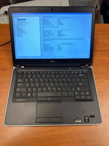 Dell Latitude E7440 Laptop 14" Intel i7-4600U 2.10GHZ 4GB RAM 256GB SSD