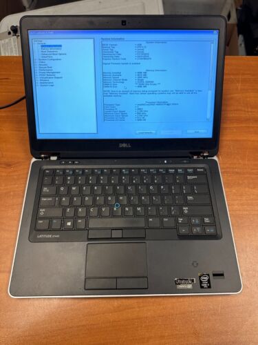 Dell Latitude E7440 Laptop 14" Intel i7-4600U 2.10GHZ 4GB RAM 256GB SSD - Picture 1 of 12