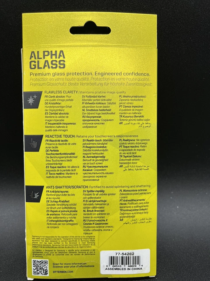 Vidrio OtterBox Alpha para iPhone 5/5s/5c/SE 1ª Generación NUEVO OEM Foto 2 de 4