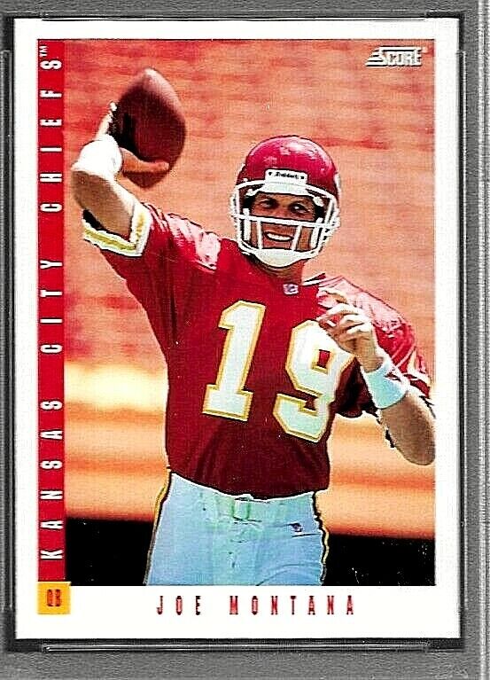 1993 SCORE FOOTBALL CARD #253 HOF JOE MONTANA PSA 10 GEM 1993 SCORE FOOTBALL CARD #253 HOF JOE MONTANA PSA 10 GEM