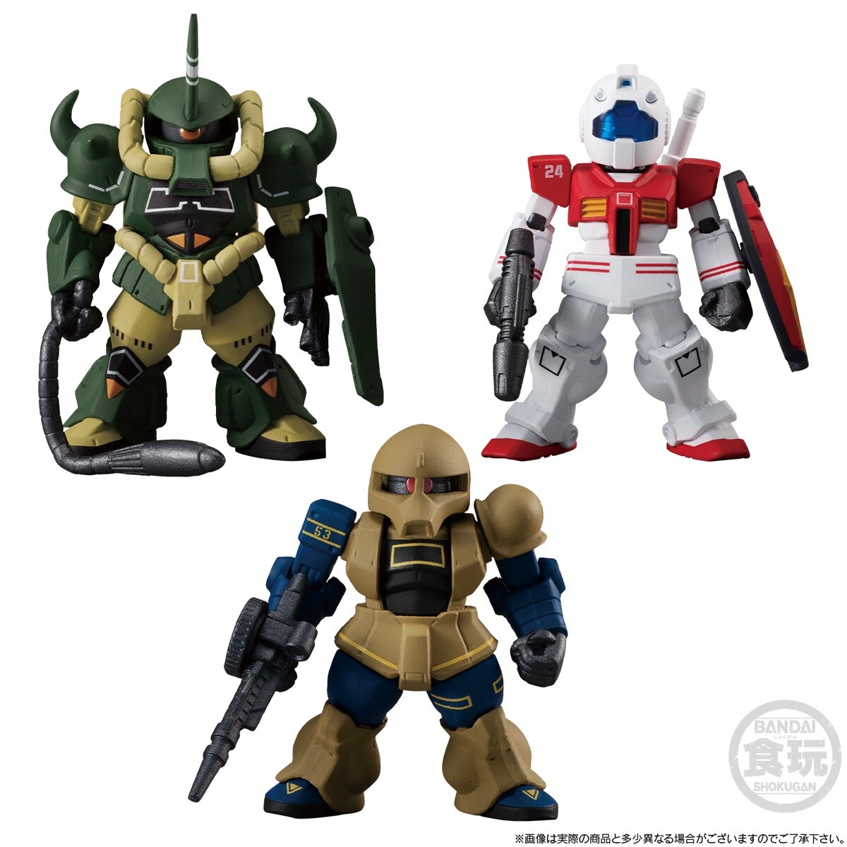 FW Gundam Converge Core Real Type Ⅱ Gouf Zaku GM Premium Bandai