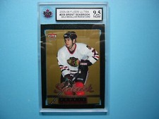 2005/06 FLEER ULTRA GOLD MEDALLION CARD #209 BRENT SEABROOK ROOKIE RC KSA 9.5