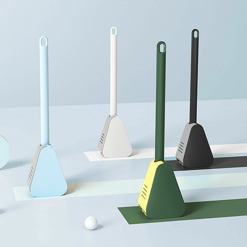 Golf Toilet Brush Long-Handled Toilet Brush Wall-Mounted Silicone Toilet Brush - Picture 10 of 20