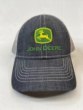 Toddler John Deere Baseball Cap Snapback Hat Mesh Back Gray Tractor Farm Wear