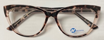 EYEGLASSES for WOMEN MODERN OPTICAL CATEYE BEHOLD BROWN TORTOISE FAST SHIPPING
