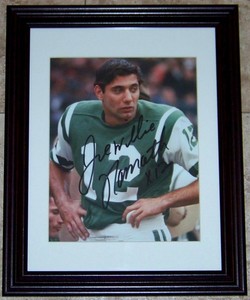 joe namath signed football