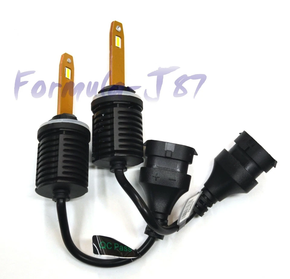 LED M10 Canceler 880 3000K Yellow Two Bulb Fog Light Upgrade Replacement Lamp EO - Image 2 of 4