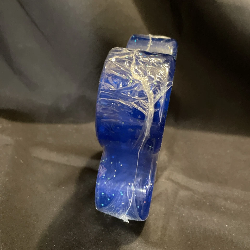 Atom Pulse Glitter rodas externas conjunto de 4 patins quadriciclos 78a azul - Imagem 3 de 4