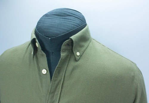 NN07 No Nationality LEVON SHIRT Men Casual Shirt Size M Green 100% Cotton - Picture 3 of 13