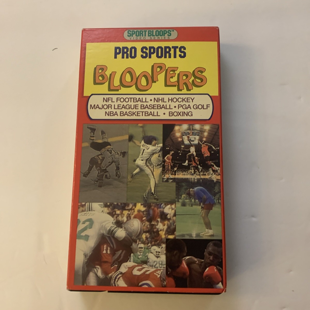 Pro Sports Bloopers VHS NFL Football Hockey Baseball Golf Boxing