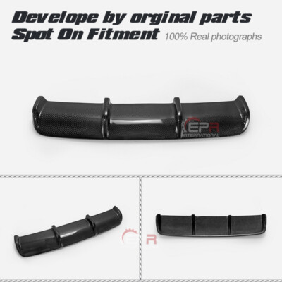 For Subaru BL BP 04-08 Legacy Carbon Fiber Rear Bumper Diffuser Add On ...