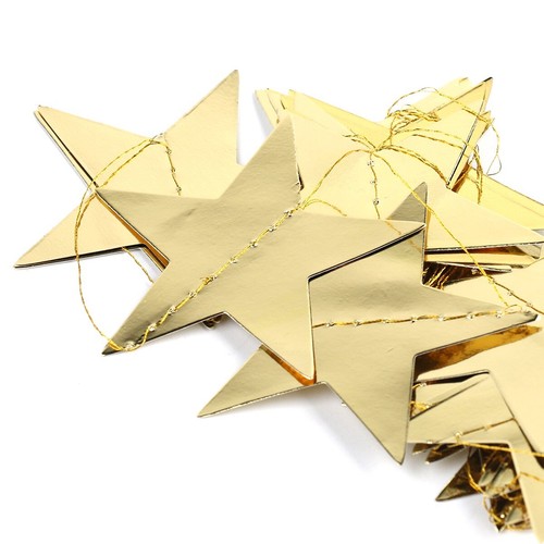 4M Bunting Garland Hanging Paper Star Garlands For Christmas Weddings Party Gift - Picture 15 of 20